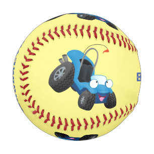 Cute dune buggy off road vehicle cartoon baseball