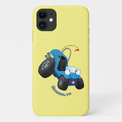 Cute dune buggy off road vehicle cartoon  iPhone 11 case