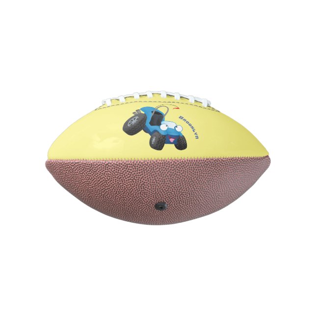 Cute dune buggy off road vehicle cartoon  football (Rotated 270)