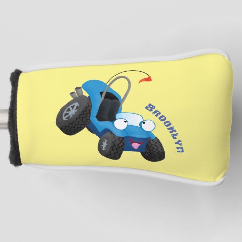 Cute dune buggy off road vehicle cartoon golf head cover