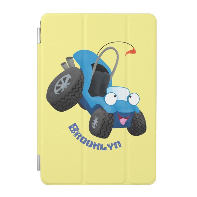 Cute dune buggy off road vehicle cartoon  iPad mini cover (Front)