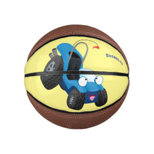 Cute dune buggy off road vehicle cartoon  mini basketball