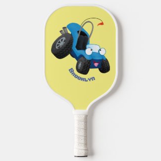 Cute dune buggy off road vehicle cartoon
