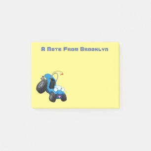 Cute dune buggy off road vehicle cartoon  post-it notes