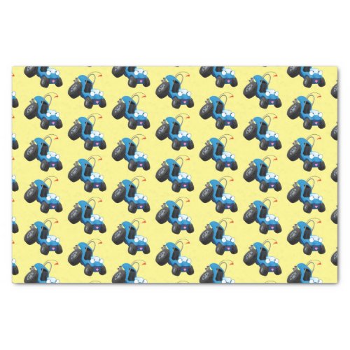 Cute dune buggy off road vehicle cartoon  tissue paper