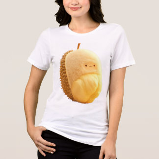 Cute Durian Baby with Soft Spikes and Smiling Face Tri-Blend Shirt