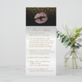 Cute Dusty Rose Glitter Lip Instructions (Standing Front)