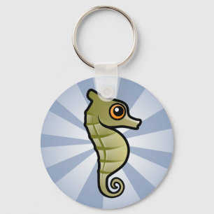 Cute Dwarf Seahorse Keychain