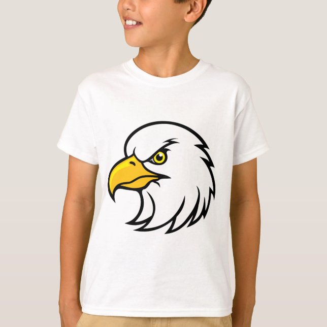 Cute Eagle Baby T-Shirt Simple Animal Illustration (Front)