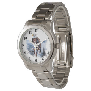 Cute eagle bird lovers watch