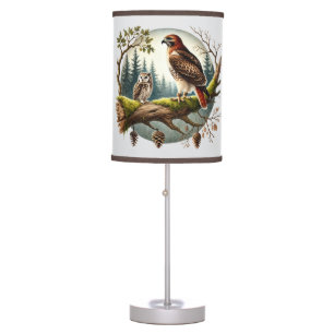 Cute Eagle owl bird lovers Table Lamp