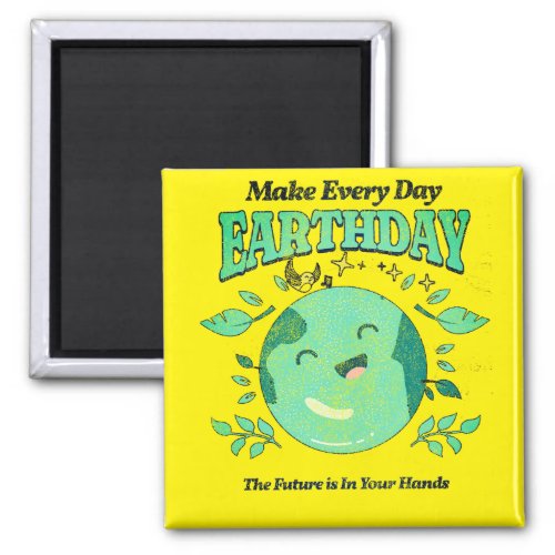 Cute Earth Day Everyday Adorable Kawaii Magnet
