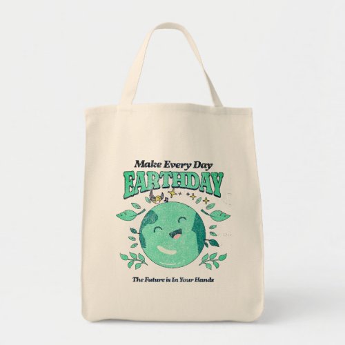 Cute Earth Day Everyday Adorable Kawaii Tote Bag