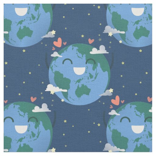 cute Earth Day fabric