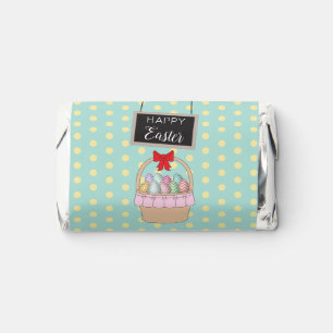 Cute Easter Basket & Pastel Easter Eggs Hershey's Miniatures