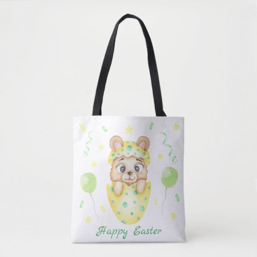 Cute Easter Bear for a positive mood  Tote Bag