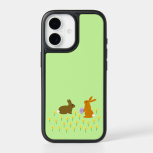 Cute Easter Bunnies and Daffodils iPhone 17 Case