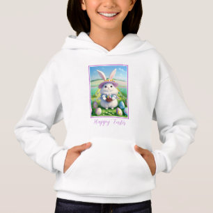 Cute Easter Bunny 01 Hoodie