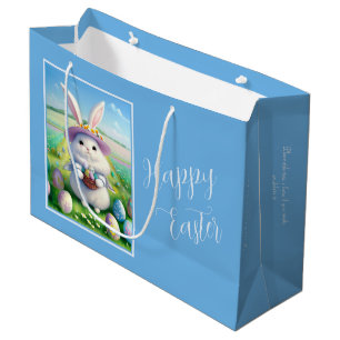 Cute Easter Bunny 01 Large Gift Bag