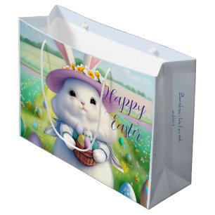 Cute Easter Bunny 01 Large Gift Bag