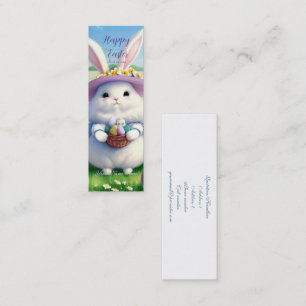 Cute Easter Bunny 01 Mini Business Card