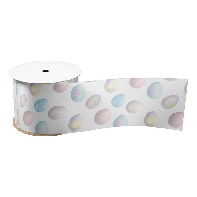 Cute Easter Bunny 01 Satin Ribbon (Spool)
