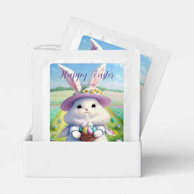 Cute Easter Bunny 01 Tea Bag Drink Mix (Pair)