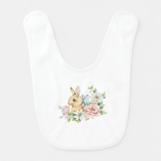 Cute Easter Bunny Baby Bib