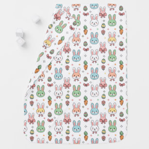 Cute Easter Bunny Baby Blanket