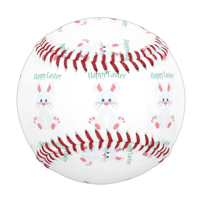 Cute easter bunny baseball (Front)