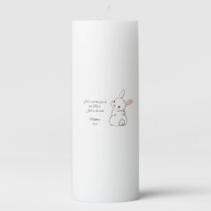 Cute Easter Bunny Candle