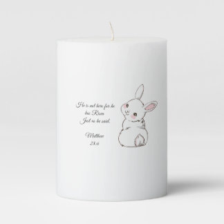 Cute Easter Bunny Candle