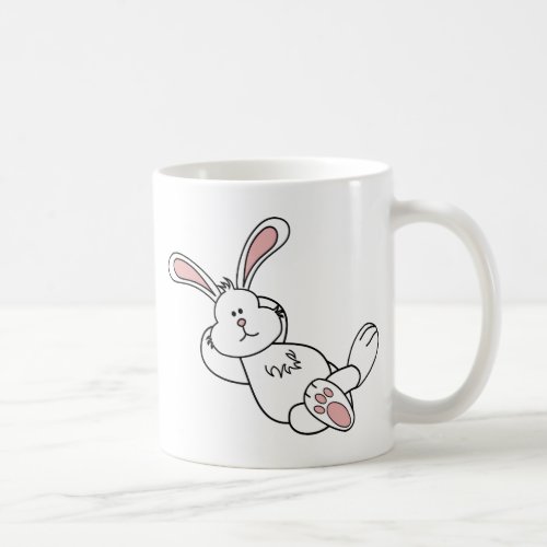 Cute Easter Bunny Chilling out Coffee Mug