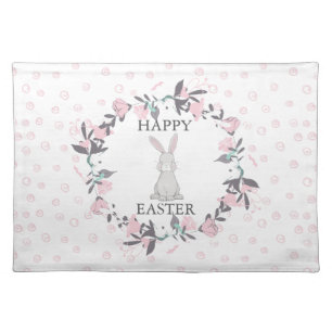 Cute Easter Bunny Cloth Placemat