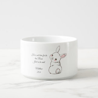 Cute Easter Bunny Dinner Bowl