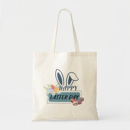 Cute Easter Bunny Egg Happy Easter Day  Tote Bag