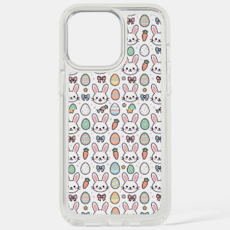 Cute  Easter Bunny & Eggs Kawaii Pattern iPhones iPhone 15 Pro Max Case