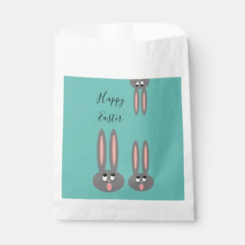 Cute Easter Bunny Family Favor Bags
