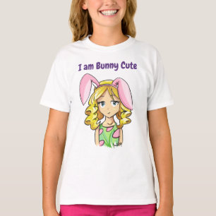 Cute Easter Bunny Girl Design, Cool Easter T-Shirt