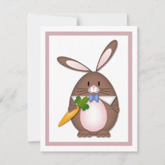 Cute Easter Bunny Greeting Card