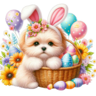 Cute Easter Bunny – Happy Easter Day Illustration Baby T-Shirt