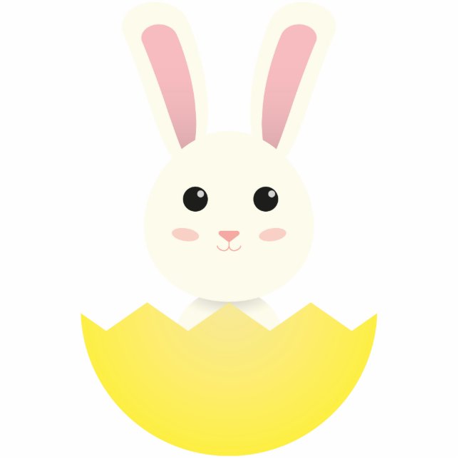 Cute Easter Bunny I Cutout (Front)
