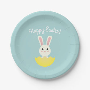 Cute Easter Bunny I Paper Plates