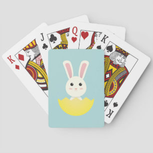 Cute Easter Bunny I Poker Cards