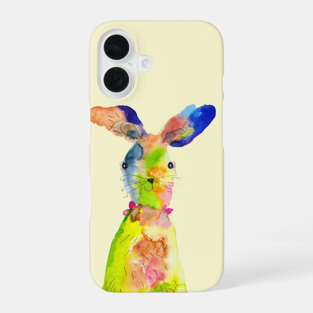 Cute Easter bunny  Iphone Case (Back)