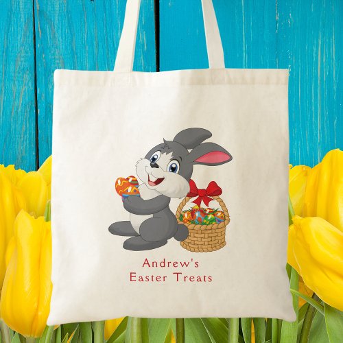 Cute Easter Bunny Kids Easter Tote Bag