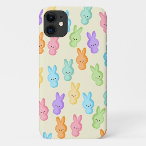Cute Easter Bunny Marshmallow Treats iPhone 11 Case