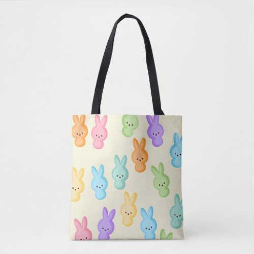 Cute Easter Bunny Marshmallow Treats Tote Bag