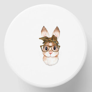 Cute Easter Bunny Mom Easter Leopard Year of The R Mini Candle Favors