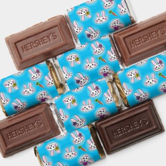 Cute Easter Bunny Pattern 45 Piece Box Of Chocolat